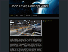 Tablet Screenshot of johneavesart.com